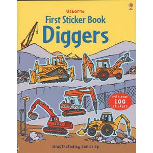 First Sticker Book Diggers Ages 4+ - CR Toys