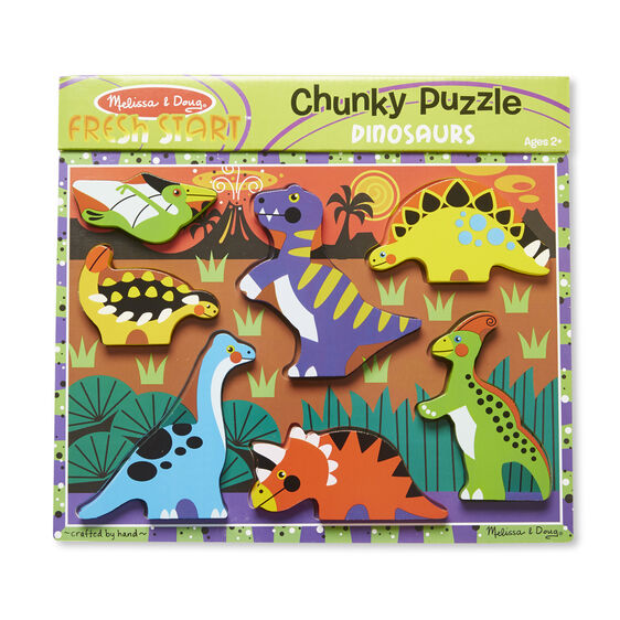 Dinosaur Chunky Puzzle 2+ - CR Toys