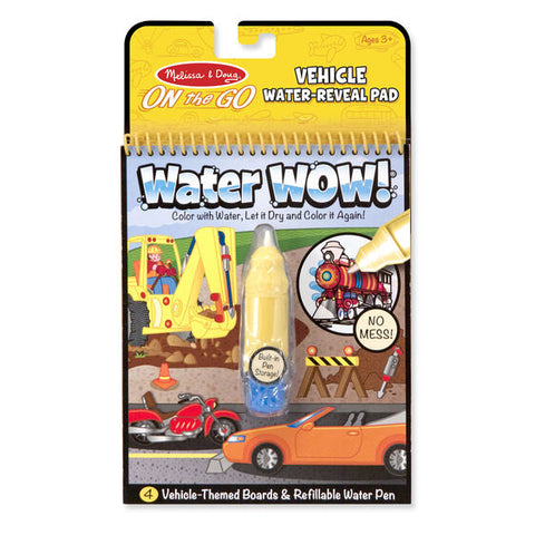 Water Wow! Reusable Water-Reveal Pad – Vehicles