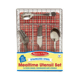Stainless Steel Mealtime Utensil Set - CR Toys