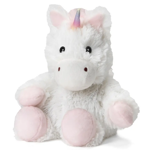 Cozy Plush Warmies Junior  White Unicorn Cpj-Uni-2 - CR Toys