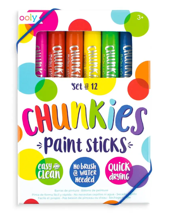 Chunkies Paint Sticks - Original Pack (Set Of 12)126-004 - CR Toys