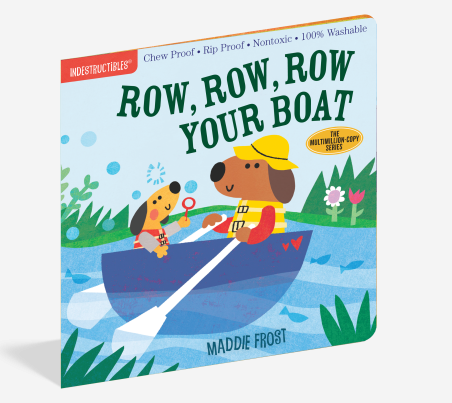 Indestructibles Row, Row, Row Your Boat Soft Baby Book