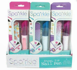 Dual-Tip Nail Pen Pink