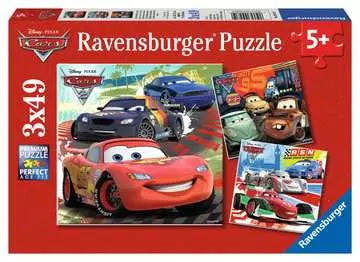 Disney Cars: Worldwide Racing Fun 3 X 49 Pc Puzzle - CR Toys