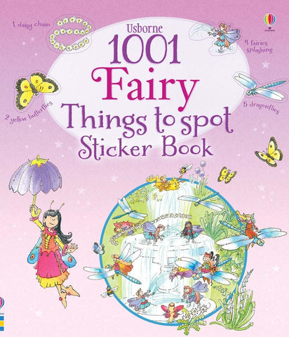1001 Fairy Things to Spot Sticker Book 3+ - CR Toys