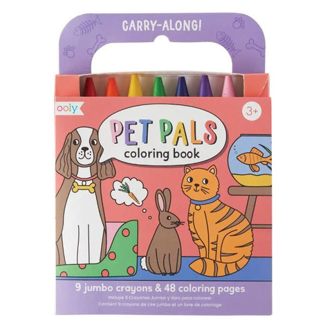 Carry Along Crayon And Coloring Book - Pet Pals