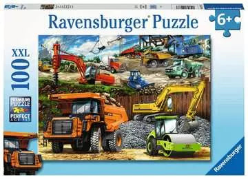 Construction Vehicles 100Pc Puzzle - CR Toys