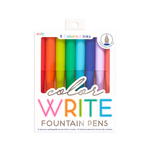 Color Write Fountain Pens - Set Of 8
