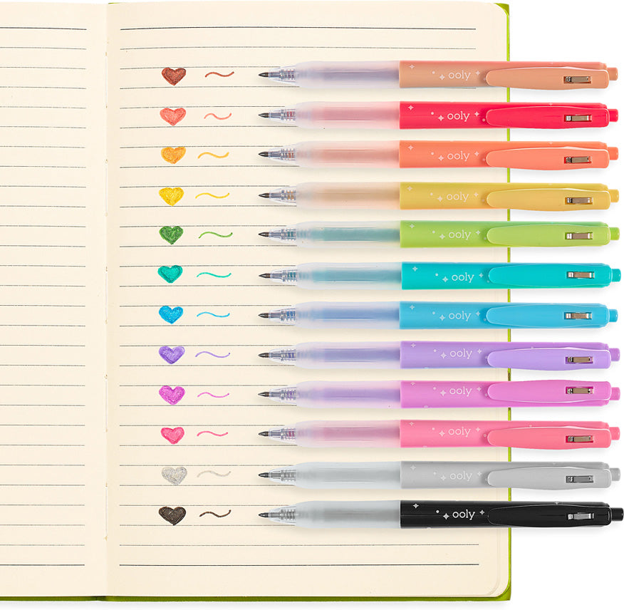 OH MY GLITTER GEL PENS - CR Toys
