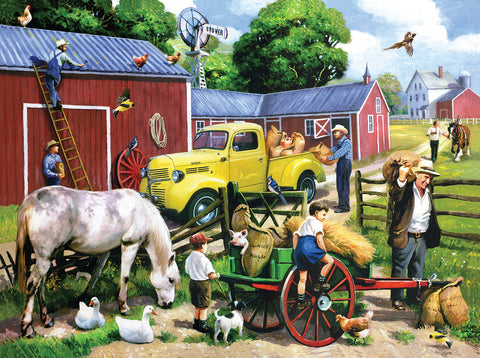 Summer Farm Days 1000 pc. Jigsaw Puzzle 10+ - CR Toys