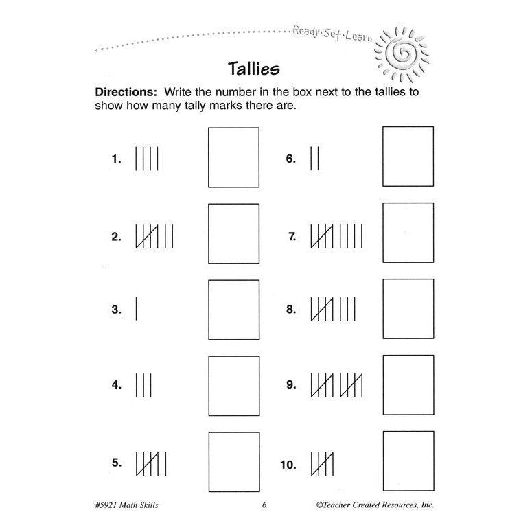 Teacher Created Resources Math Skills Grade 2 Activity Book - CR Toys