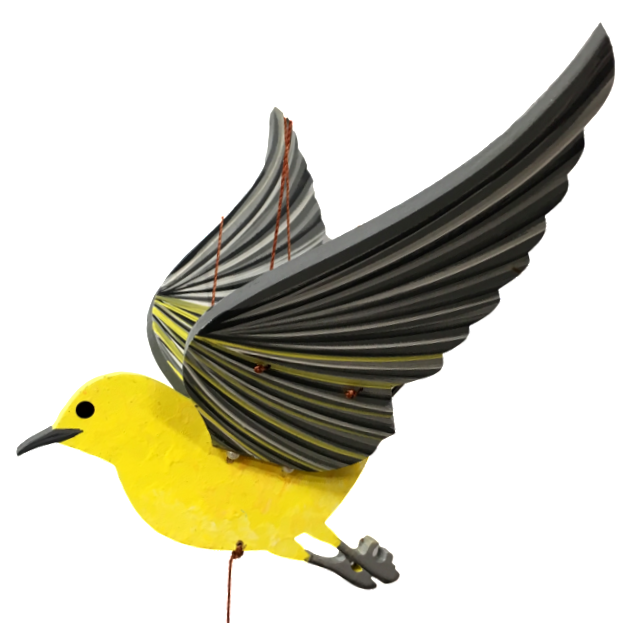 Yellow Warbler Mobile