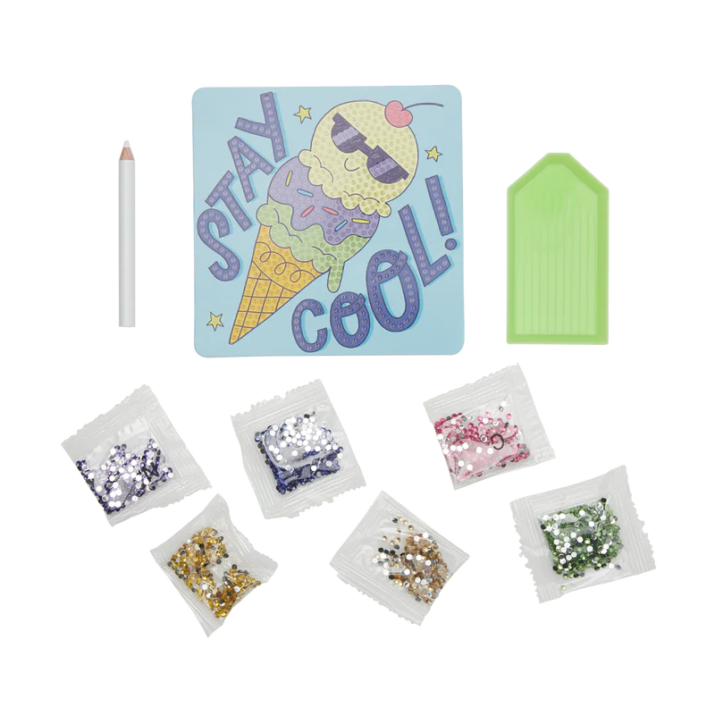 Razzle Dazzle Diy Gem Art Kit - Cool Cream