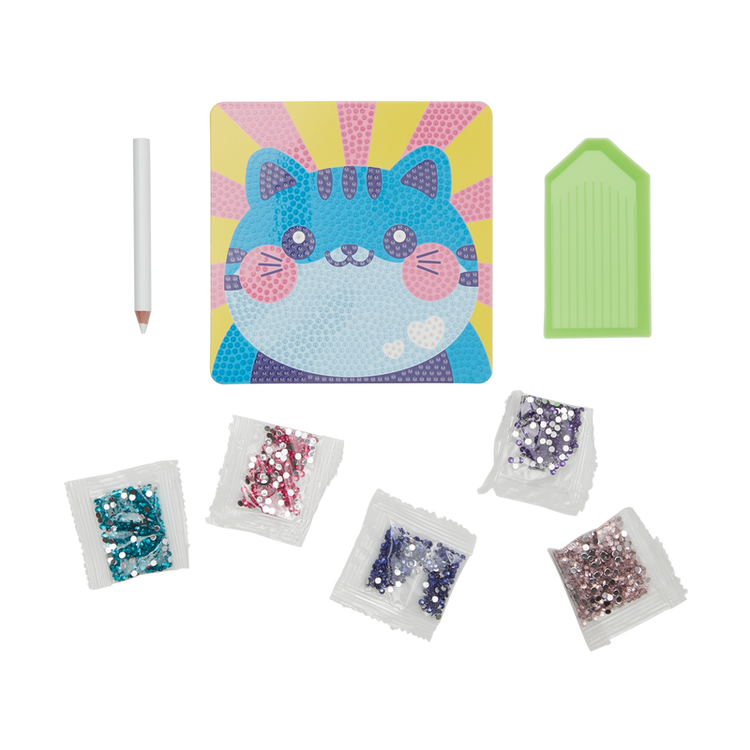 Ooly Razzle Dazzle Diy Gem Art Kit - Cutesy Cat