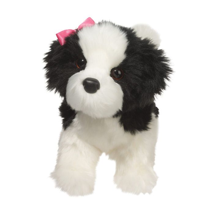 Poofy Shih-Tzu Black & White - CR Toys