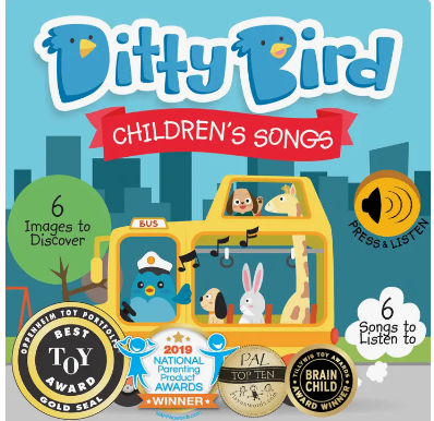 Ditty Bird Baby Sound Book: Children´S Songs - CR Toys