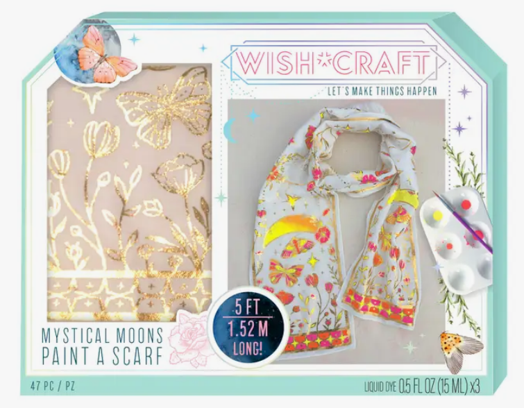 Wish Craft Mystical Moons Paint A Scarf 2921