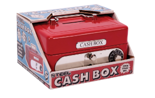 Vintage Locking Cash Box