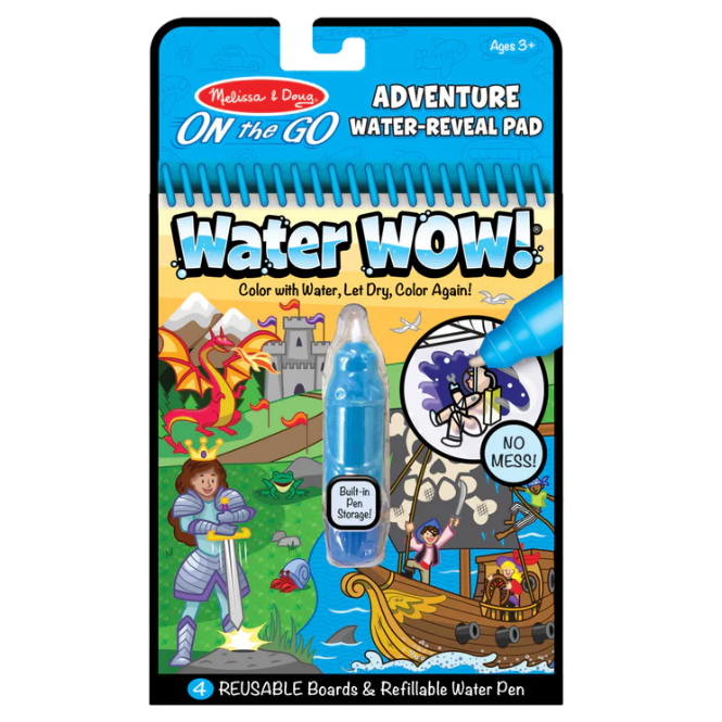 Water Wow! Reusable Water-Reveal Activity Pad – Adventure - CR Toys