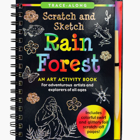 Scratch And Sketch Rain Forest Book