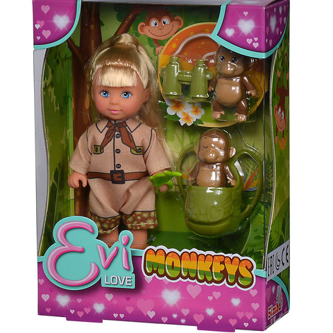 Evi Love Doll Set - Monkeys