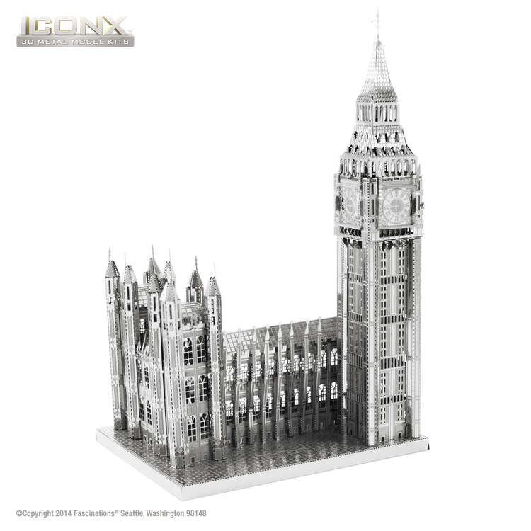 Fascinations Iconx Big Ben 3D Metal Model Kit Icx018