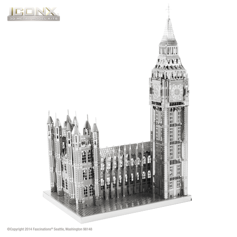 Fascinations Iconx Big Ben 3D Metal Model Kit Icx018