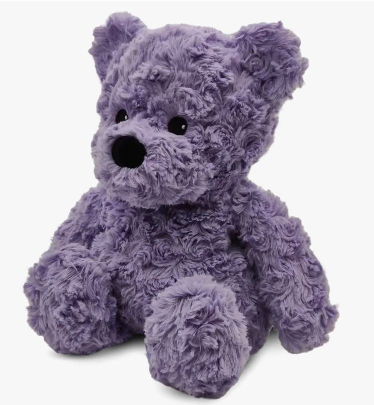 Warmies - Cozy Plush Purple Curly Bear