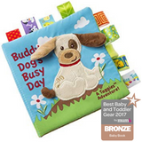 Taggies Buddy Dog Soft Book – 6×6″ - CR Toys