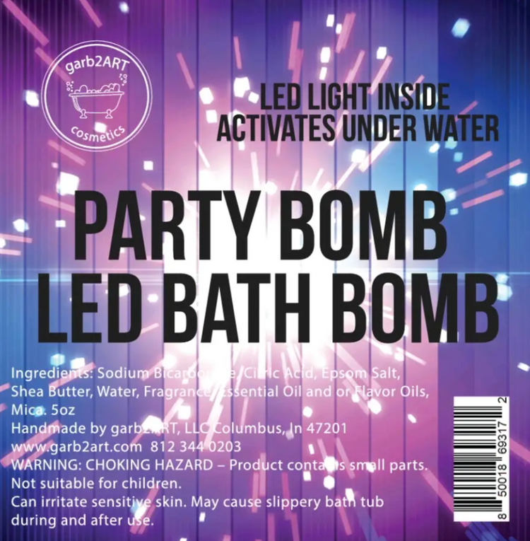 Bath Bomb Led Party - CR Toys