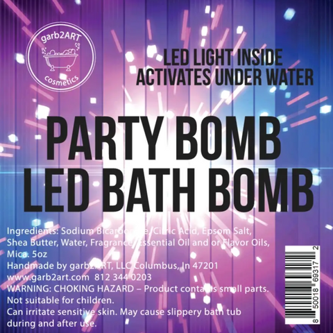 Bath Bomb Led Party