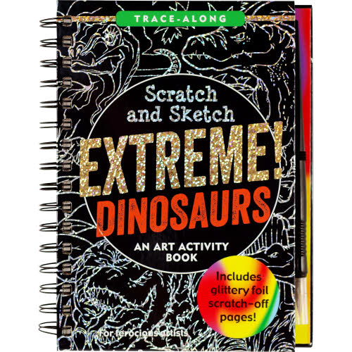 Scratch & Sketch Extreme Dinosaurs Activity Book