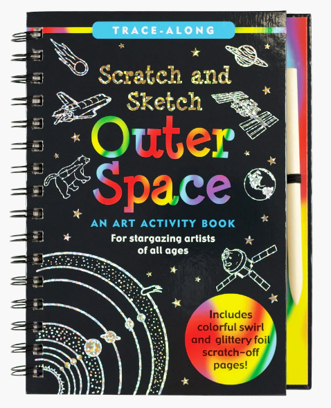 Scratch & Sketch Outer Space Activity Book