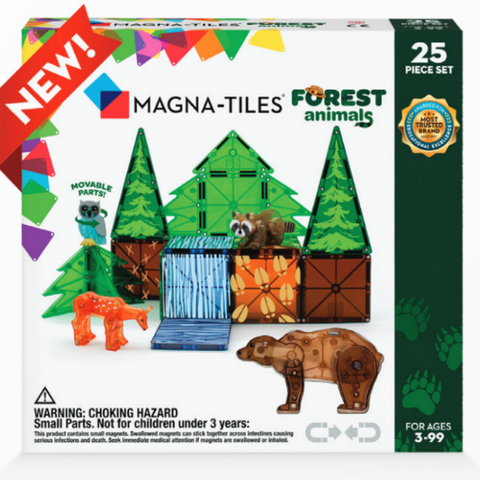 Magna-Tiles Froest Animals 22225 Magnetic Building Set