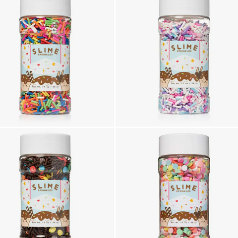Ice Cream Slime Sprinkles Shaker Jar