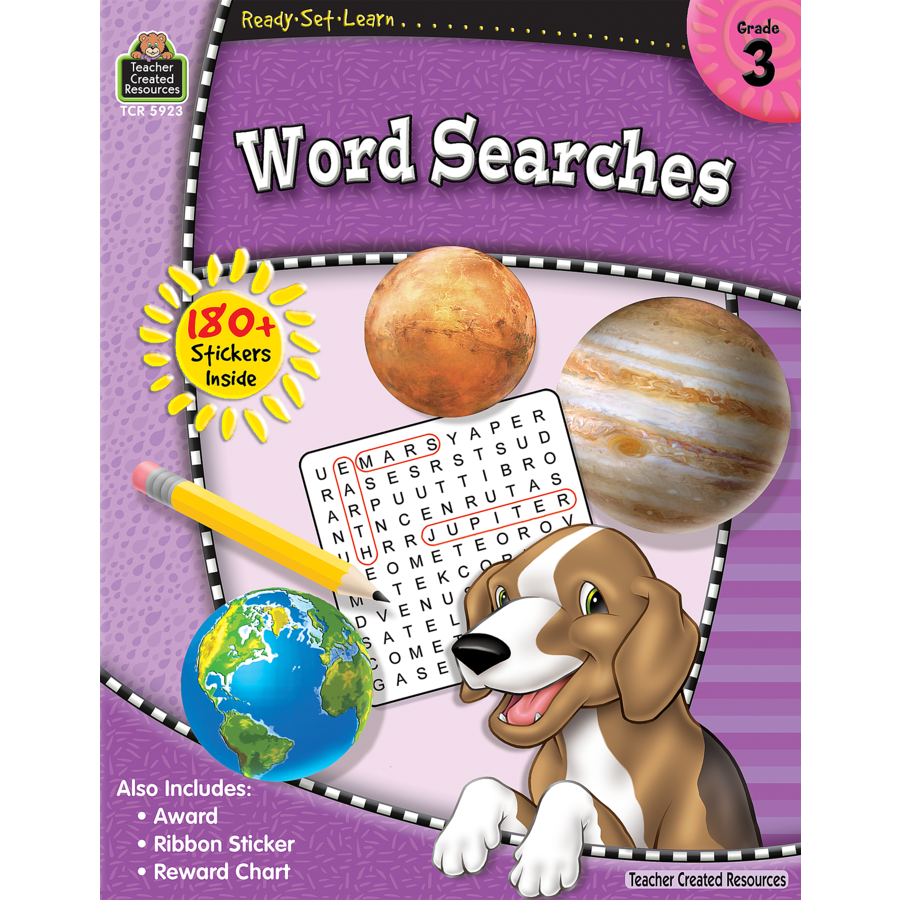 Teacher Created Resources: 3Rd Grade Word Searches Soft Cover Activity Book