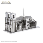 Fascinations Metal Earth Premium Series Notre Dame Cathedral 3D Icx003