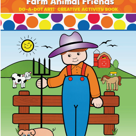 Farm Animal Friends Book For Washable Do a Dot Markers