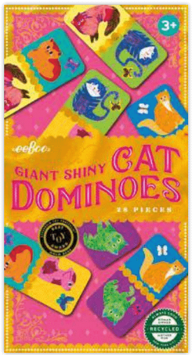 Giant Shiny Cat Dominoes Game