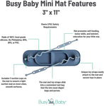 Busy Baby Mini Mat Pewter  Pewmini