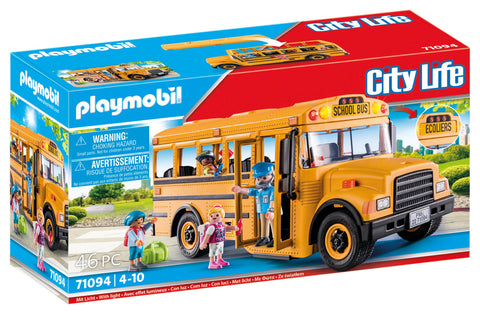 City Life School Bus Play Set
