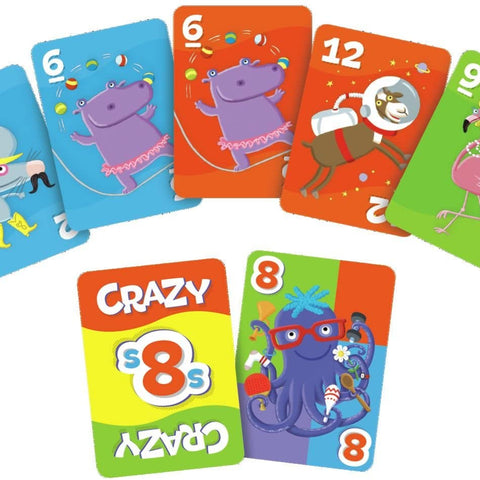 Crazy 8's card game 5+ - CR Toys