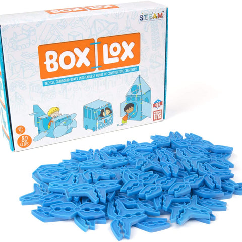 Atwood Toys Box Lox 80 Pcs Creative Cardboard Building Kit