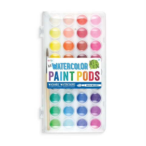 Lil' Watercolor Paint Pods - Set Of 36