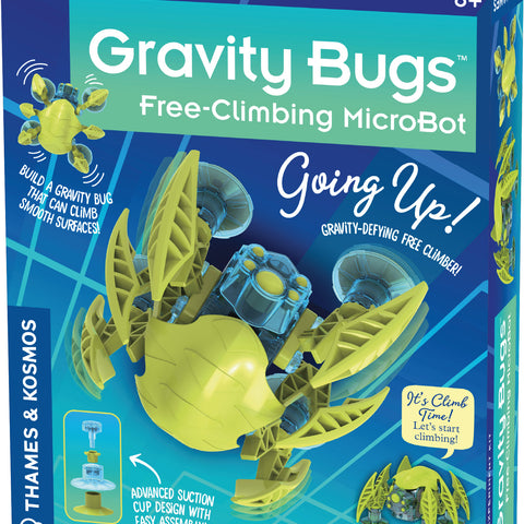 Gravity Bugs Free-Climbing Microbot
