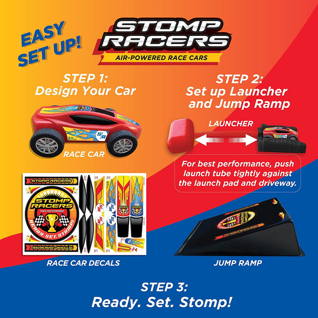 Stomp Racers Air Powered Cars - CR Toys