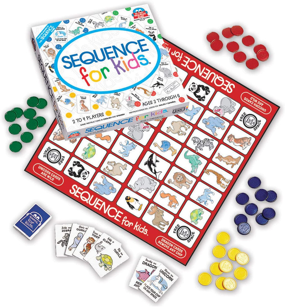 Sequence For Kids Family Board Game