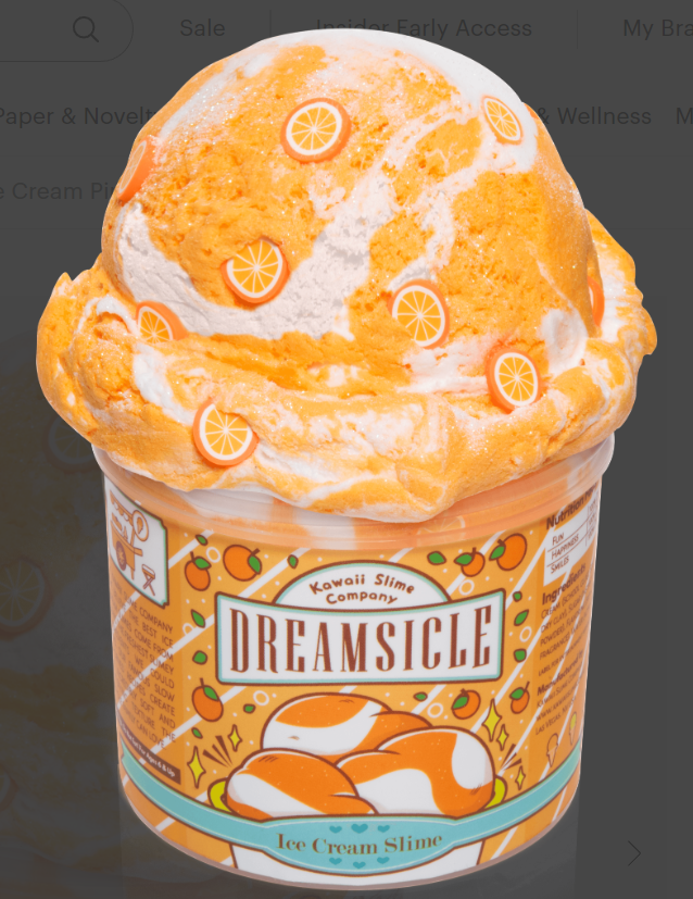 Kawaii Slime - Dreamsicle Ice Cream Slime