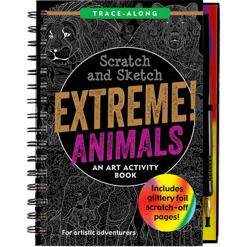 Scratch And Sketch Extreme! Animals Book